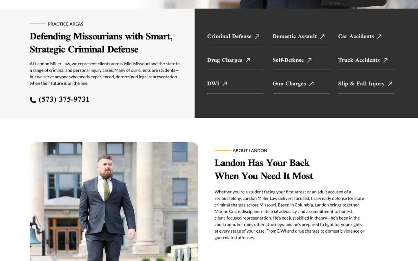 Landon Miller Law screen
